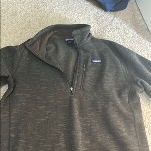 Patagonia Brown Quarter-Zip Fleece